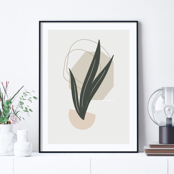 2/$35 Modern Minimalist Abstract Boho Wall Art Print Home Decor [No Frame] - Picture 3 of 6